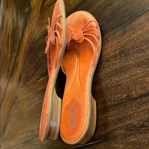 🦋 Nicole Women's Orange Sandals - Picture 11 of 11